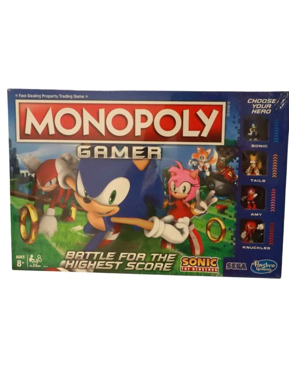 Monopoly Gamer Sonic the Hedgehog Board Game Battle For The Highest Score New